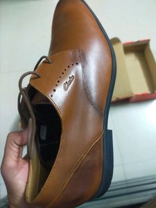 Men's Classic Brown Leather Oxford Shoes