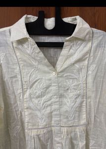 🪽 OFF WHITE embroidery top