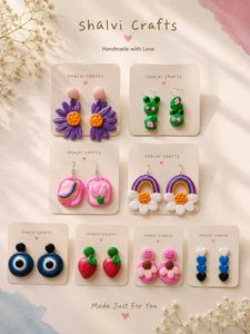 8 Handmade Earrings Set