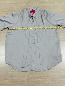 Light Gray Button-Up Shirt