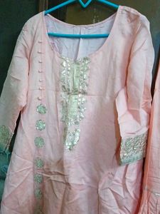 Pink sharara Set with Dupatta