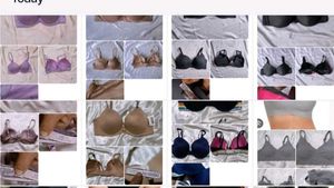 Burgundy  Bran Bra