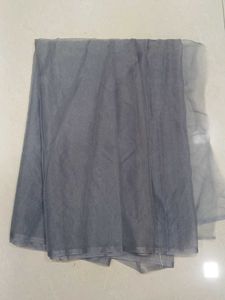 Elegant Bluish Grey organza Saree