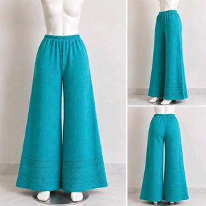 Turquoise Embroidered Palazzo Pants 🆕 NWOT 🫶 2XL