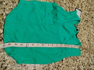 Vibrant Green Sleeveless Top