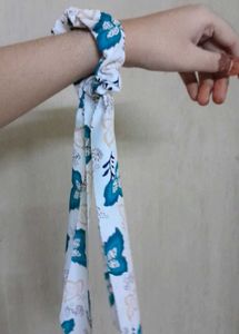 Scrunchies with Bows Set of 2