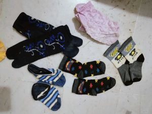 Cute Pink Heart Pattern Socks