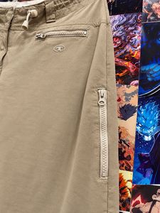 Khaki Wide Leg Pants