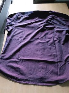 Men's Purple Striped Dress Shirt