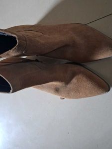 Brown Suede Ankle Boots