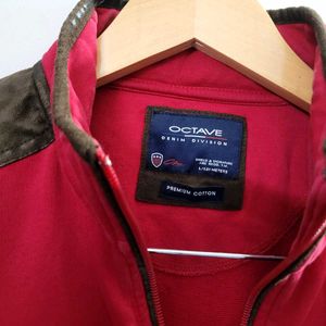 octave men's 1/4 zip  fleece sweatshirt