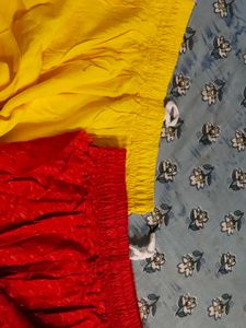 Palazzos:Red &amp; Yellow (Buy 1: 399 and 2: 699)