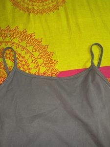 Solid Grey One Piece Swimsuit