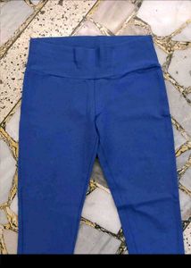 Blue Slim Fit Pants