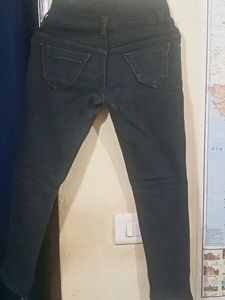 Black Skin Fit Jeans