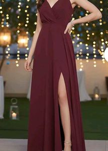 Elegant Maxi Dress with High Slit