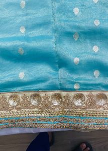 Zari Brocade Tissue Saree