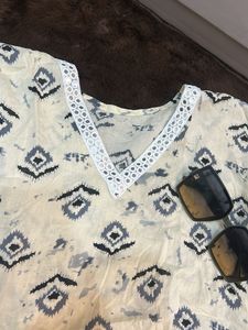 Bohemian Print Kurta Top