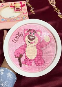 Adorable Lotso Bear Diamond Painting Art