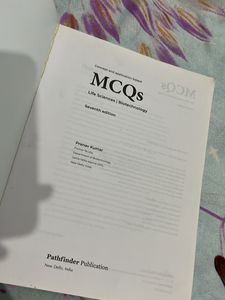 Mcq For Life Science / Biotechnology