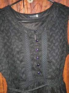 Elegant Black Lace Dress