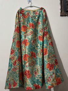 Beautiful Floral Print Ethnic Skirt