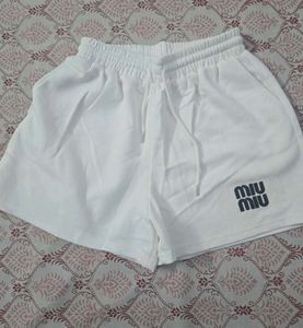 Miu-Miu White lounge Short