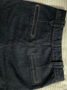 ZARA High-Waist Straight Leg Jeans