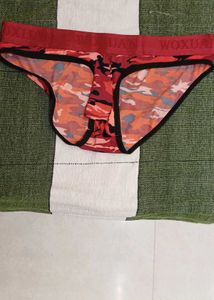 woxuan Mens Red Innerwear