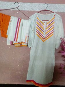 Cream Suit Set