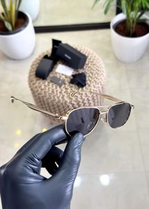 Gold Aviator Sunglasses
