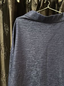 Elegant Blue Textured Kurta