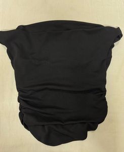 Stretchable Draped Crop Top