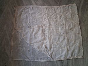Elegant White Embroidered Dupatta