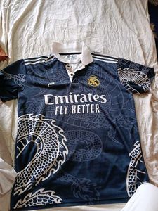 Real Madrid Dragon Print Jersey