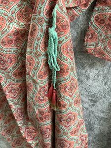 Printed Peach Kurta(xxl)
