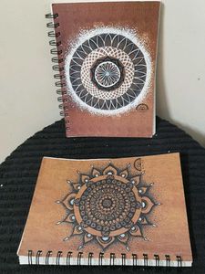 Mandala Art Spiral Notebooks (Set of 2)