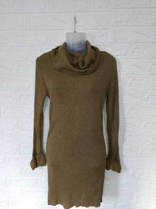 Imported Cowl Neck sweater Dress