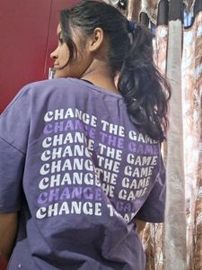 Purple Graphic T-Shirt