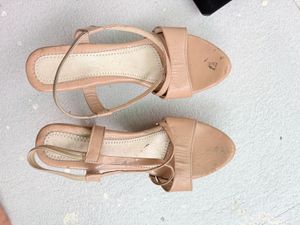 Chic Beige Platform Heels
