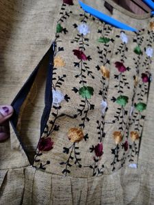 Embroidered Feeding kurti xl