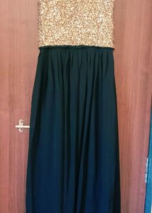 Sparkly Gold Sequin Party Dress