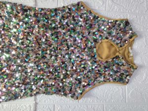 Women Sequin Fringe Party Dress