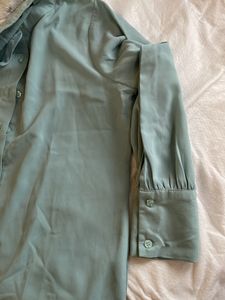 Olive Green Formal Shirt Size Medium