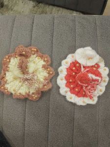 Handmade Crochet laddu gopal ji ki poshak- Set of