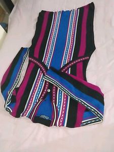 Striped Knit Dress - Unique Design
