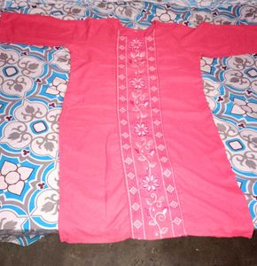 Women's Elegant Cotton Kurti – Available in Sea Gr