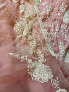 Beautiful light pink kurta set 3pc