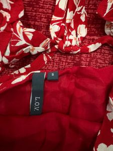 WESTSIDE Floral Red dress