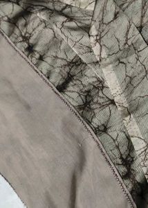 stripped georgette saree